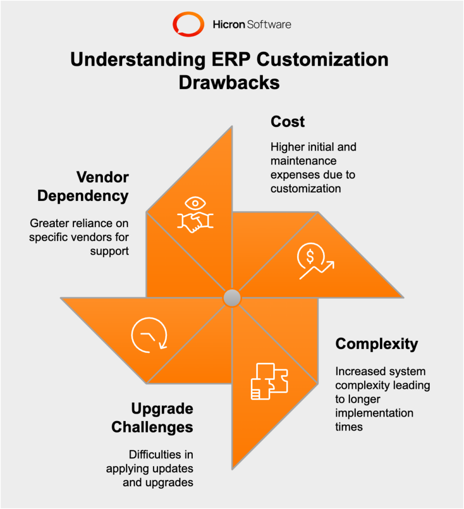 Drawbacks of ERP Customization