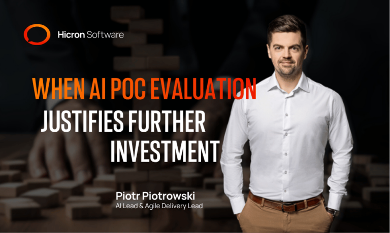 When AI PoC Evaluation Justifies Further Investment